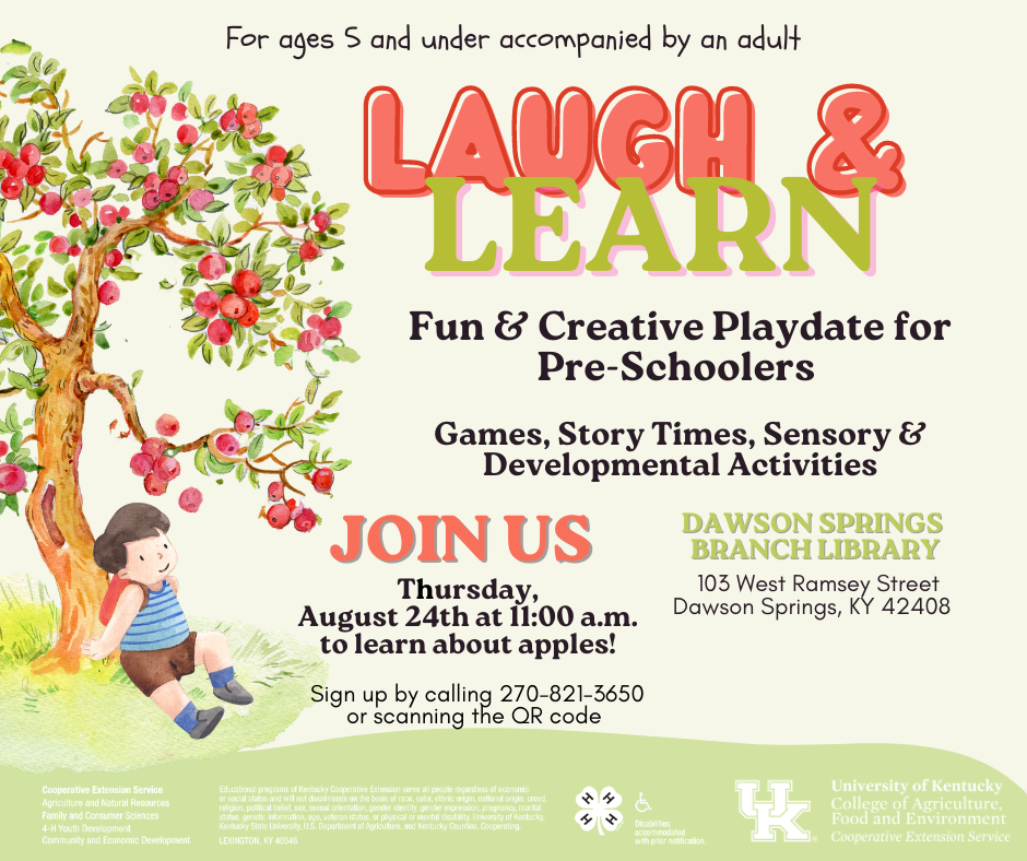 Laugh and Learn Dawson Spring August