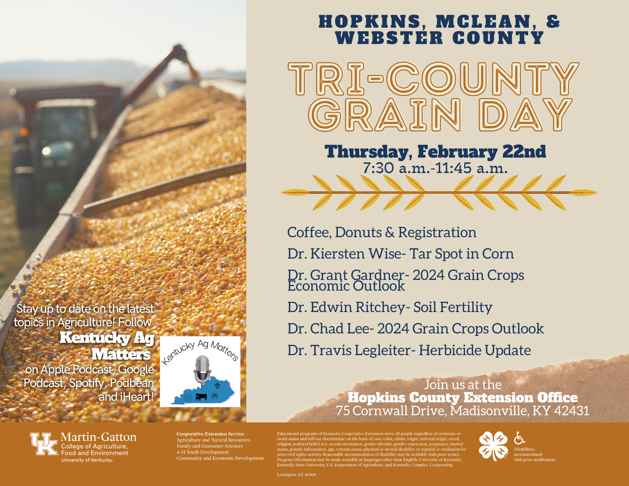 Tri-County Grain Day